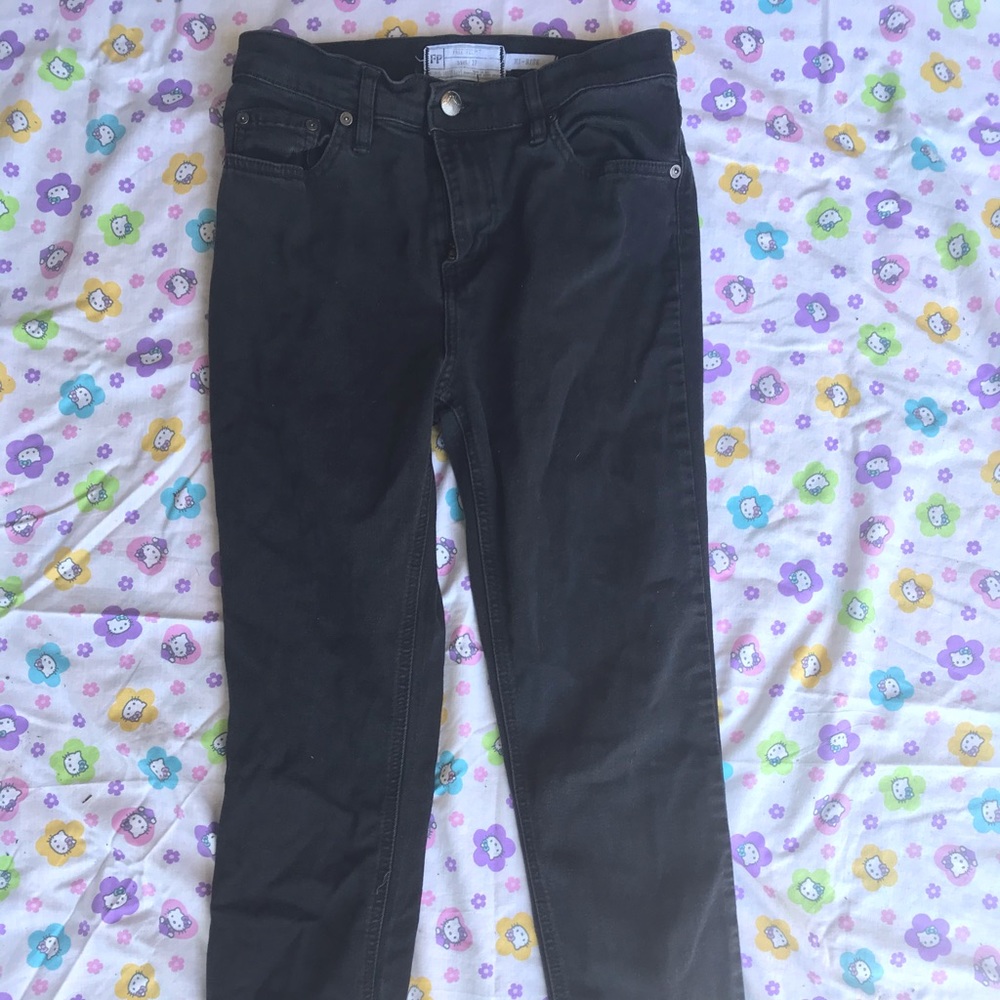 black free people jeans